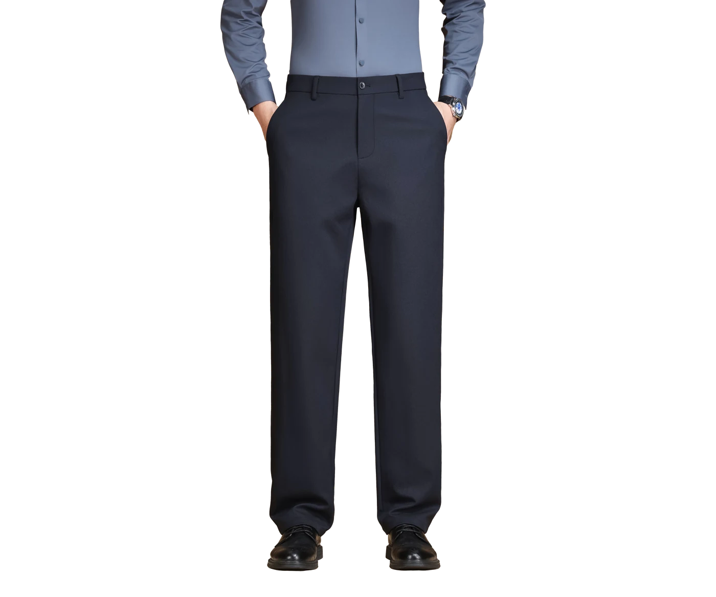 Straight-Leg Casual Trousers image 2