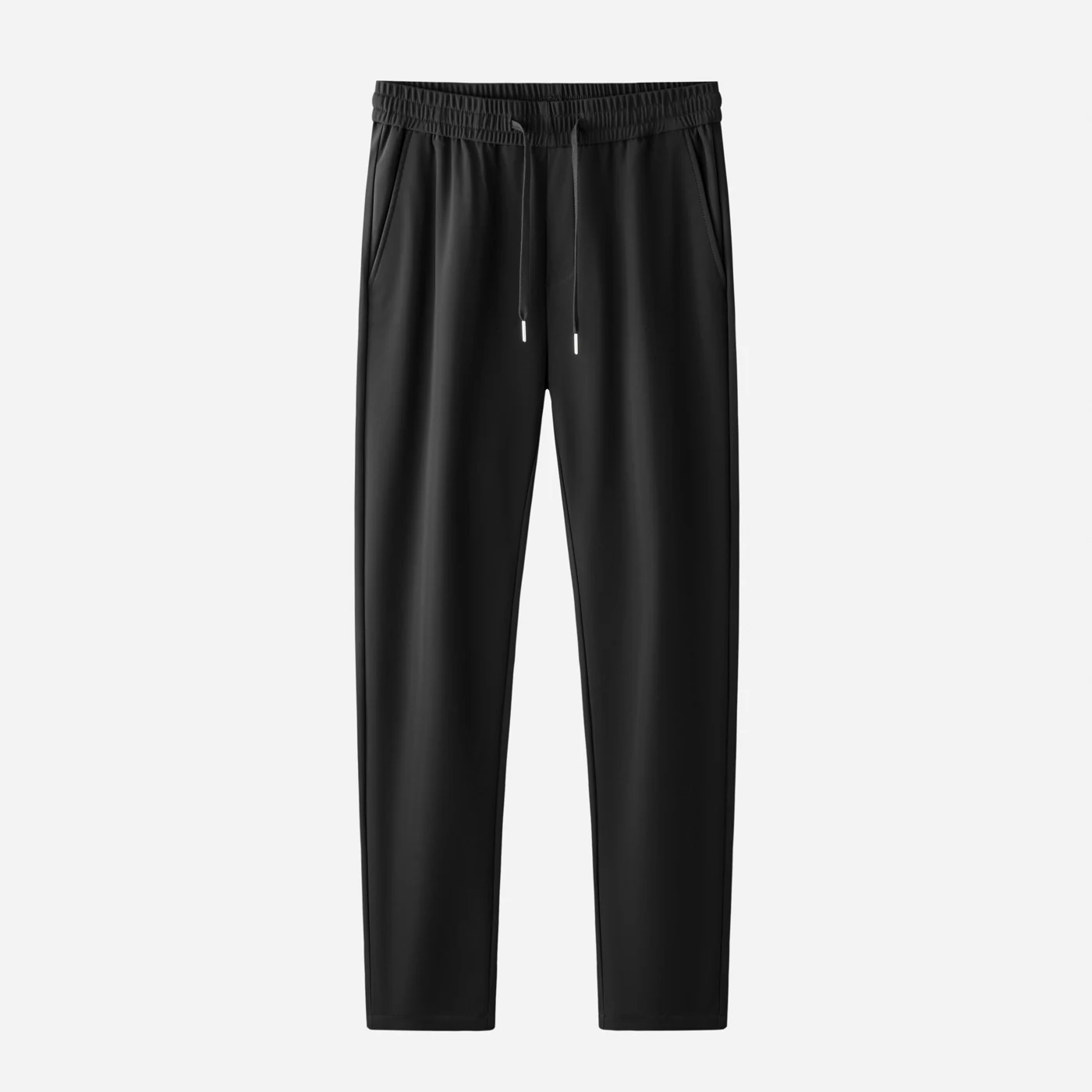 Elastic-Waist Casual Pants — style 605H