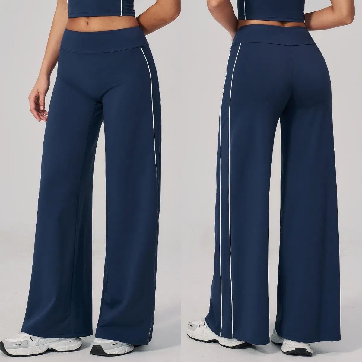 Women High-Waist Wide-Leg Active Pants SC-01-W04