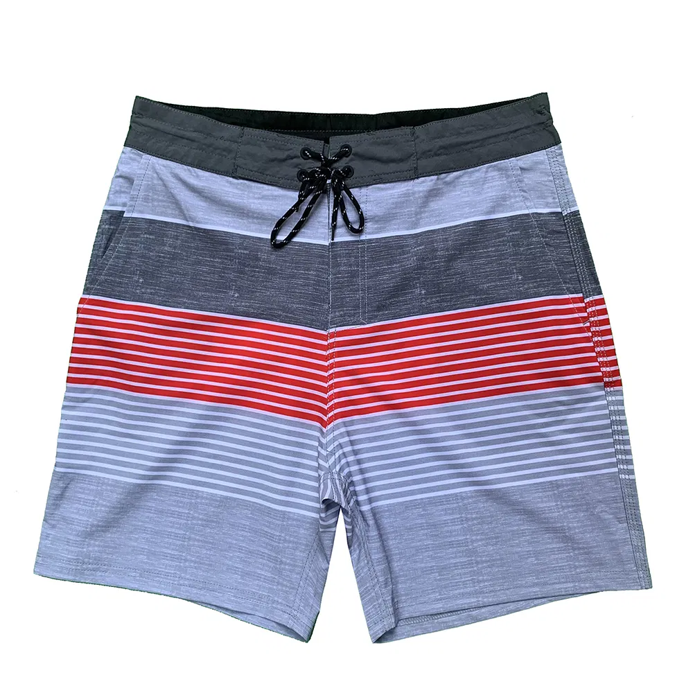 Men Striped Board Shorts SC-02-M04