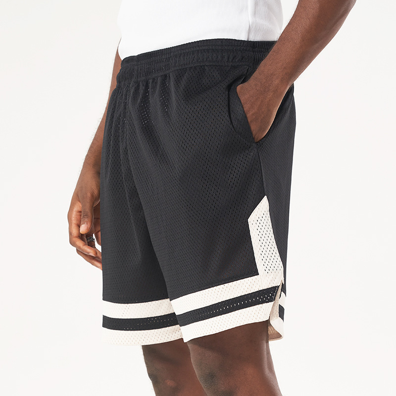 Men Court Shorts with Contrast Trim SC-02-M09