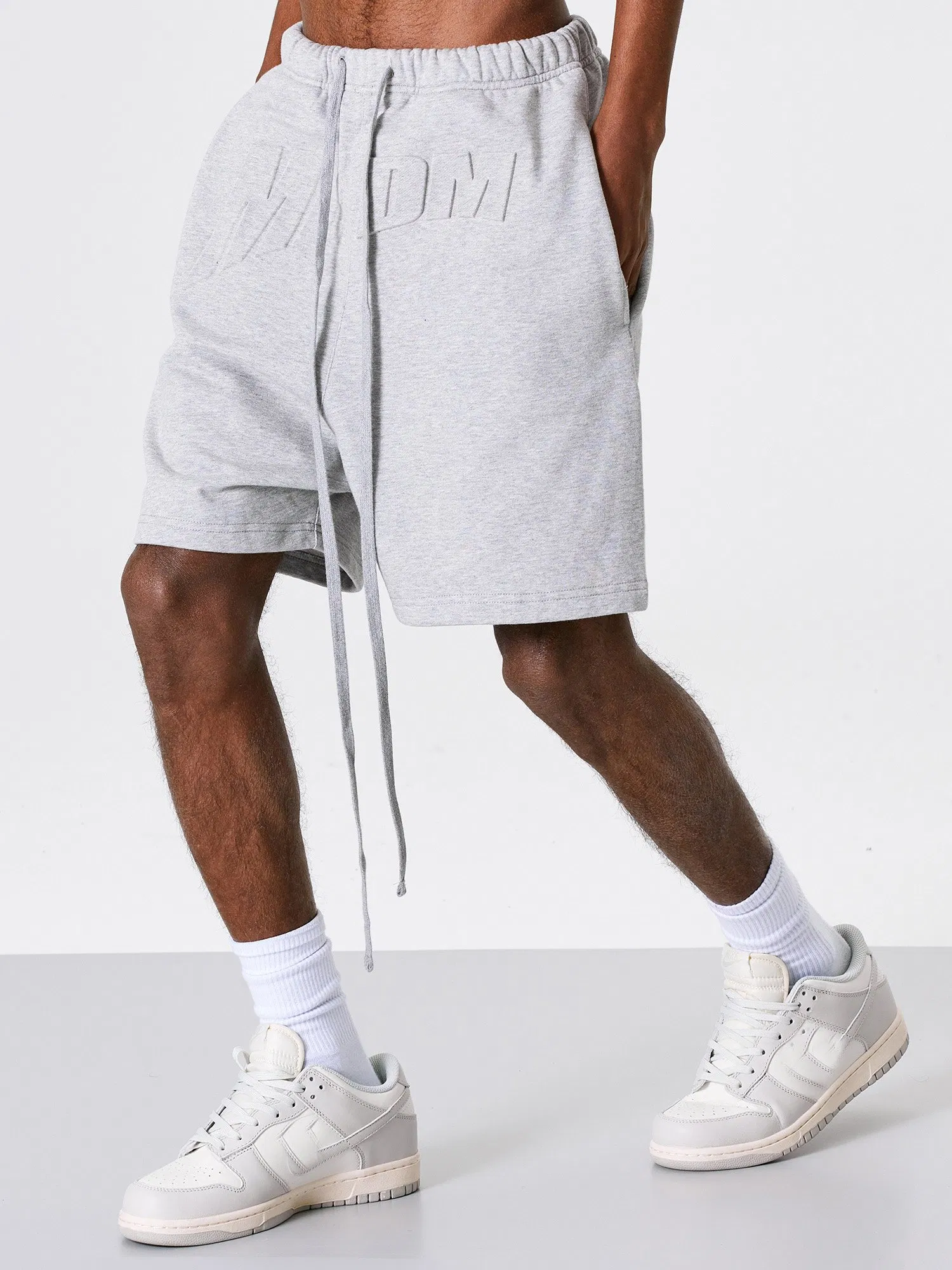 Men Long-Drawcord Terry Shorts SC-02-M10