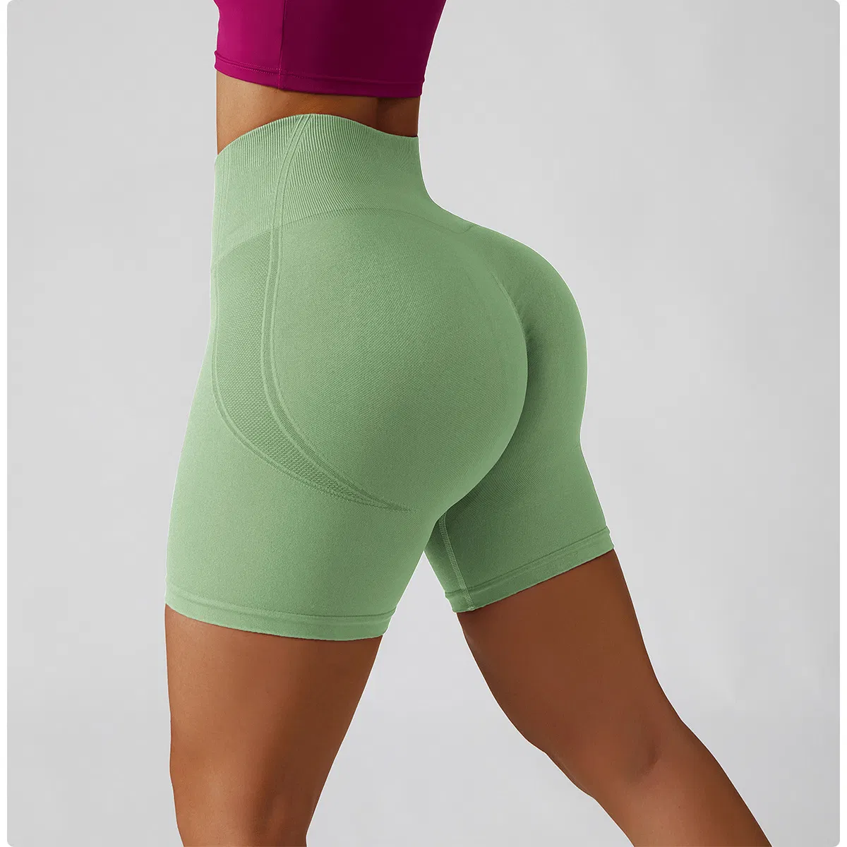 Women Ribbed Biker Shorts SC-02-W03