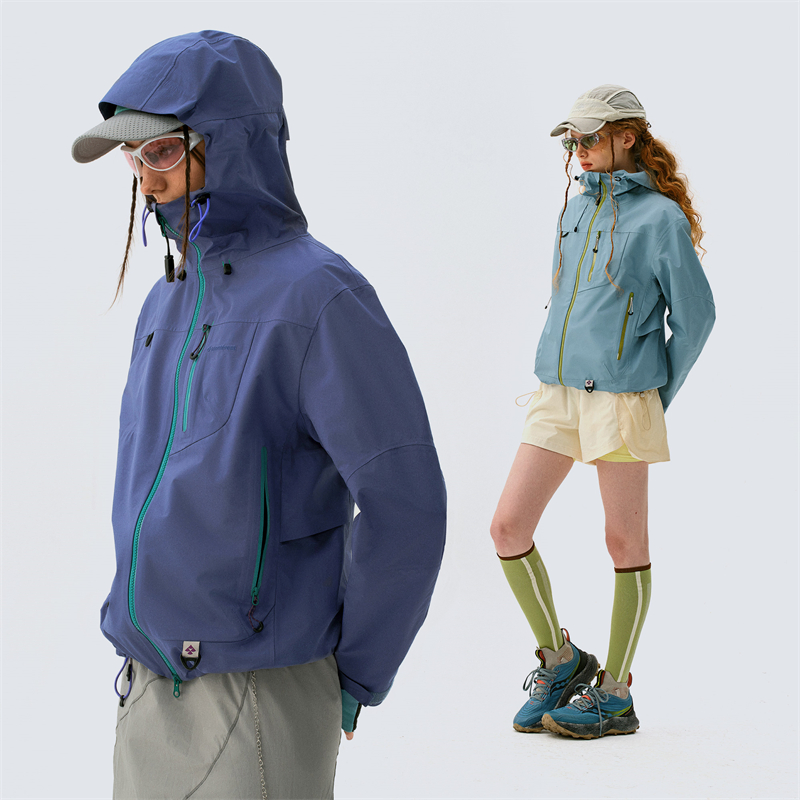 Women Shaped Hooded Hiking Shell SC-03-W01
