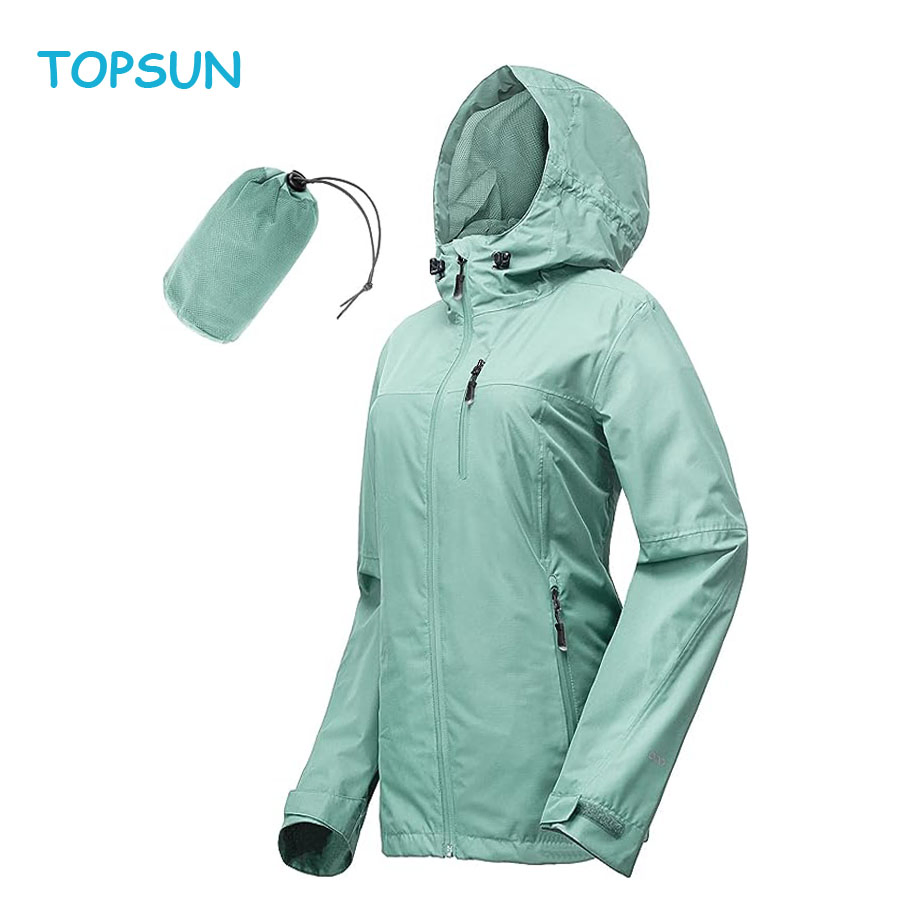 Women Packable Hooded Shell SC-03-W09