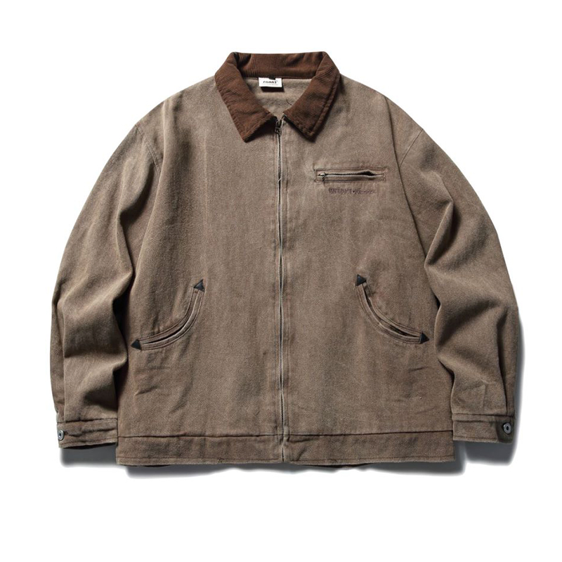 Men Washed Workwear Jacket SC-04-M06