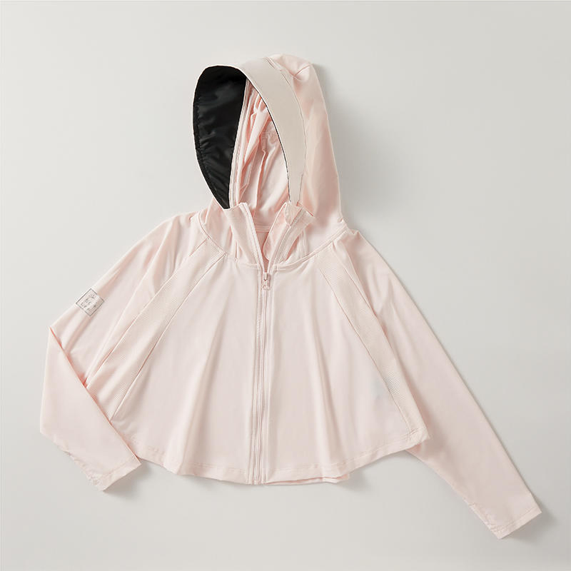 Women Cropped Hooded Active Jacket SC-04-W02