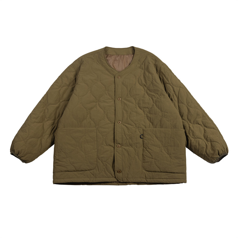 Men Crewneck Quilted Jacket SC-05-M04