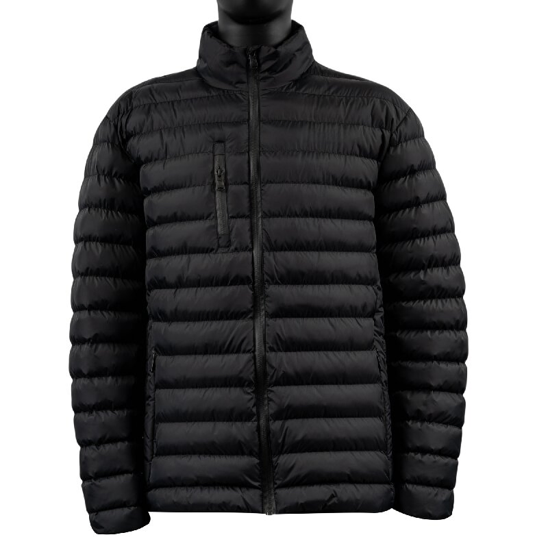 Men Stand-Collar Quilted Jacket SC-05-M08