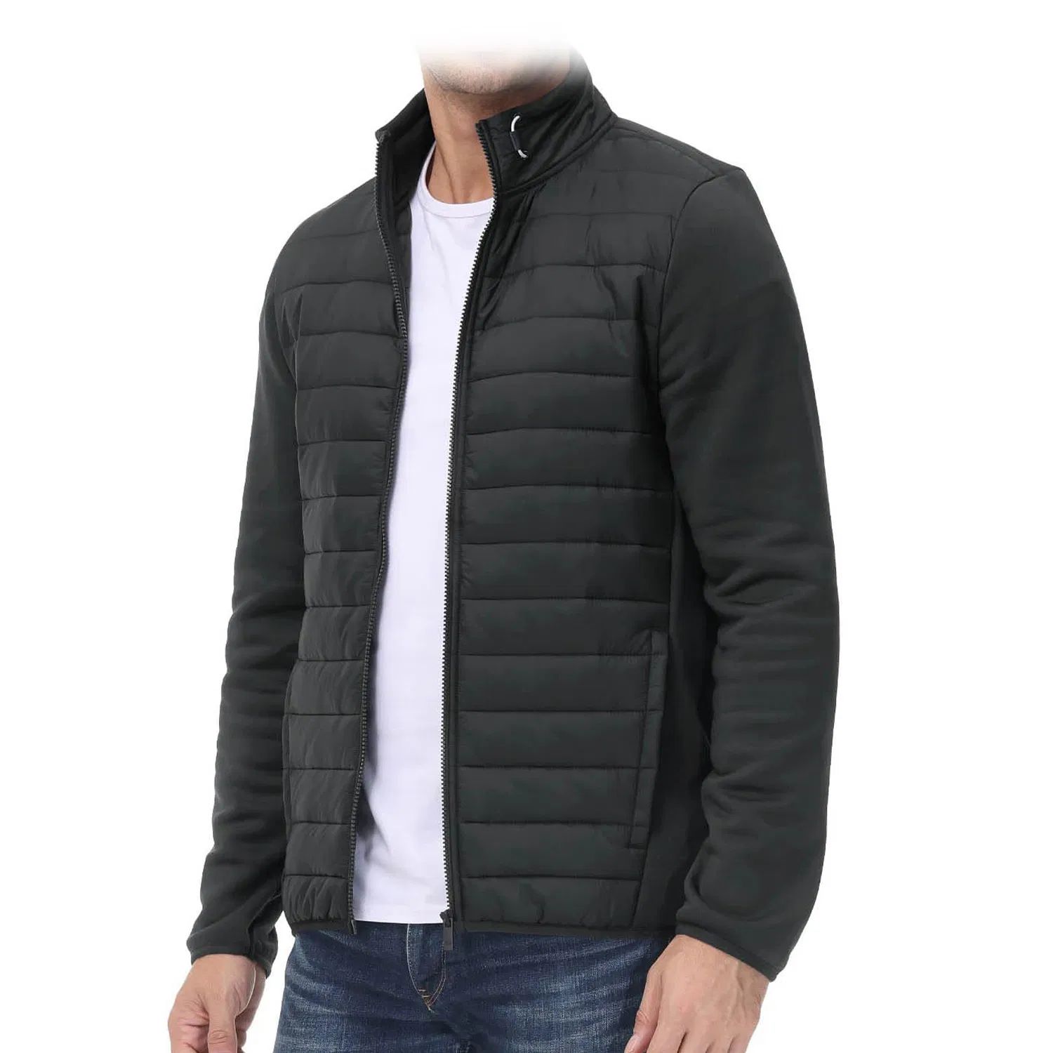 Men Hybrid Quilted Winter Jacket SC-05-M10