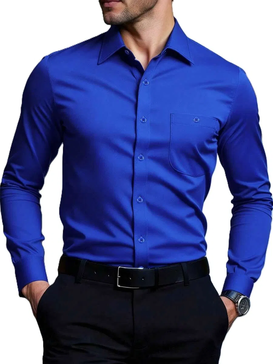 Men Stretch-Style Business Shirt SC-06-M04