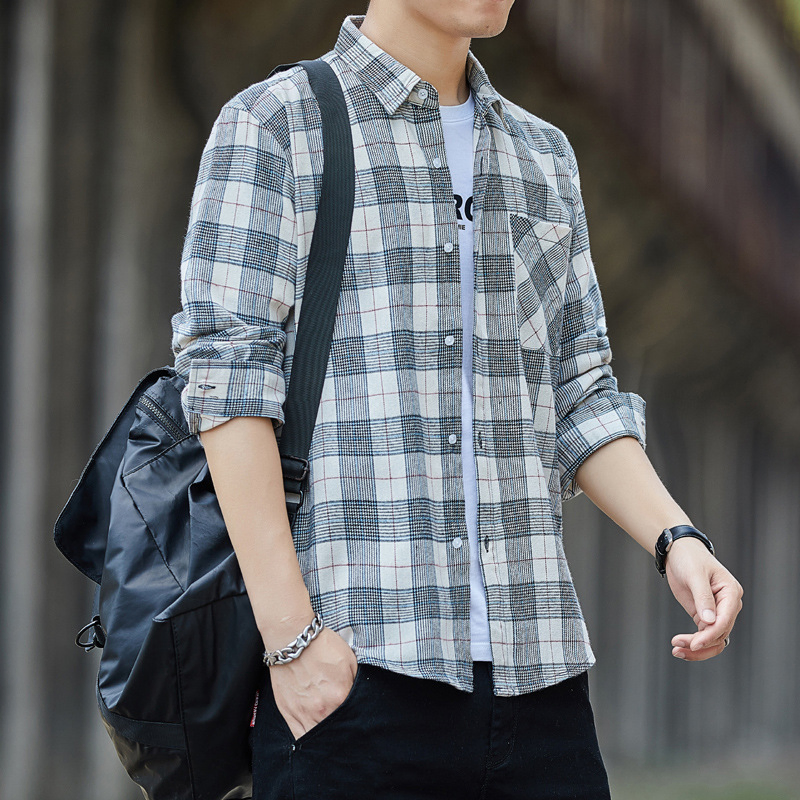 Relaxed Check Overshirt SC-06-M06