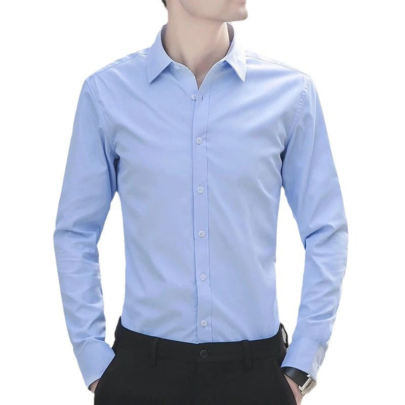 Men Poplin-Style Business Shirt SC-06-M09