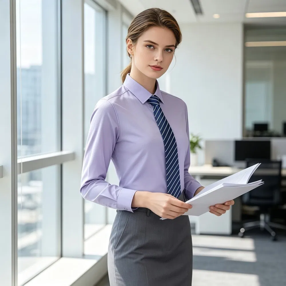 Women Classic Office Shirt SC-06-W10