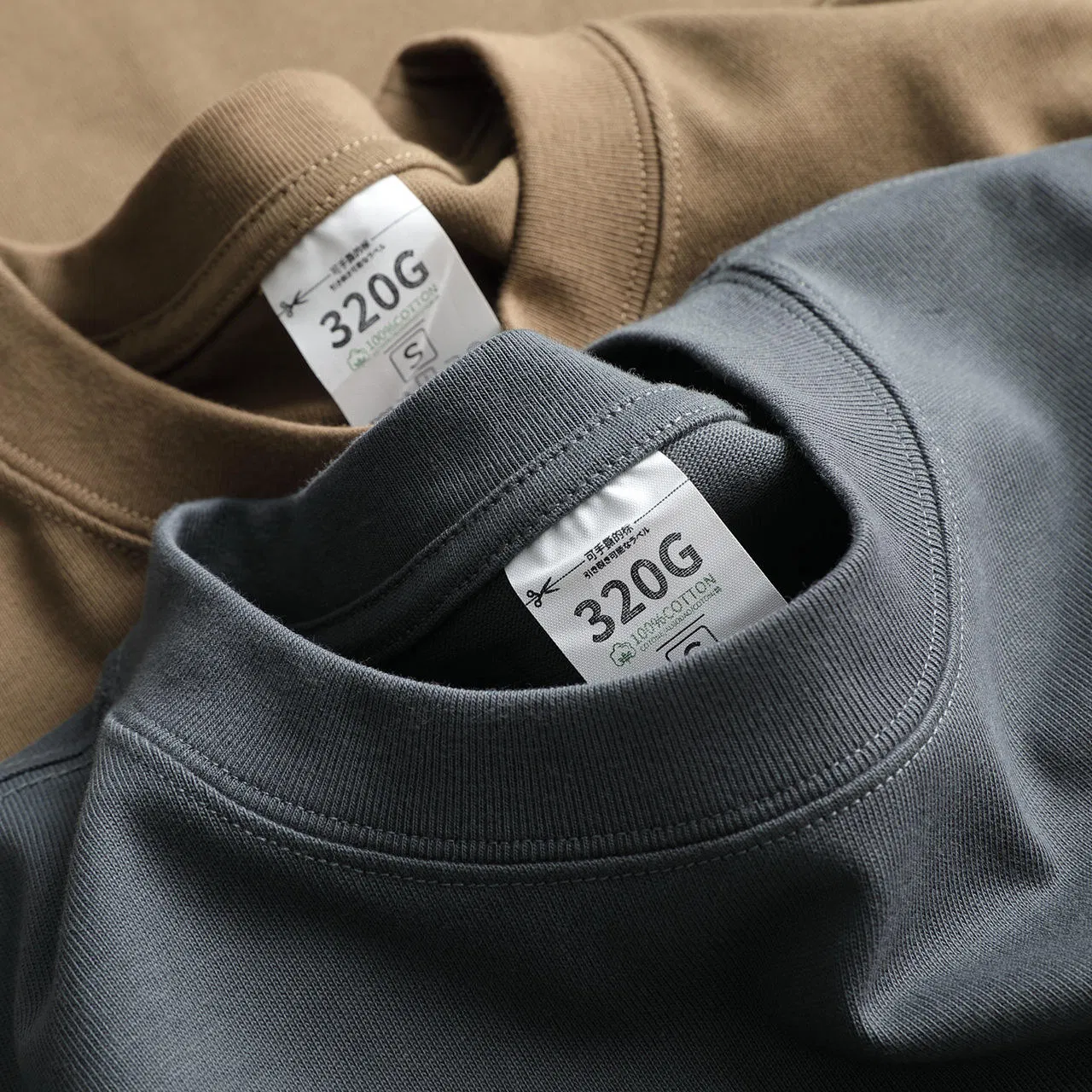 Men Heavyweight Rib-Neck Tee SC-07-M02