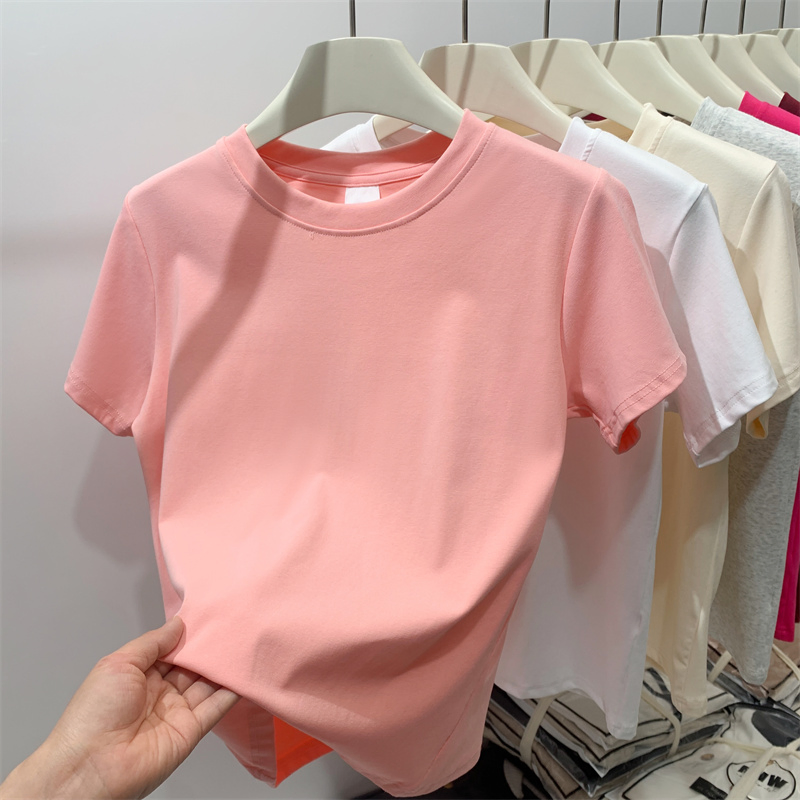 Women Slim Basic Tee SC-07-W04