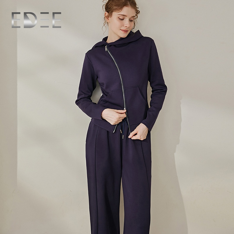 Women Longline Drawcord Hoodie SC-08-W02
