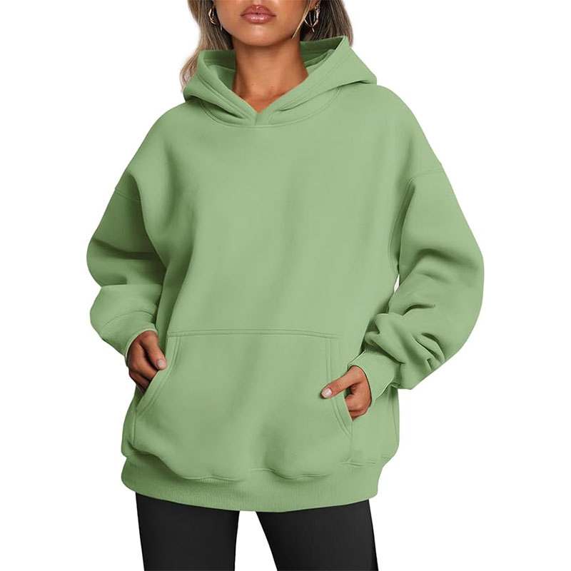 Women Oversized Longline Hoodie SC-08-W09