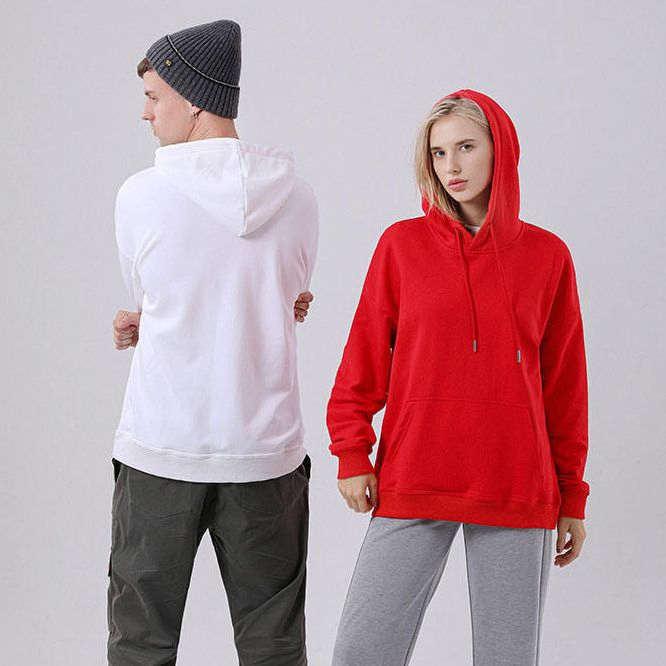 Women Contrast-Panel Zip Hoodie SC-08-W10